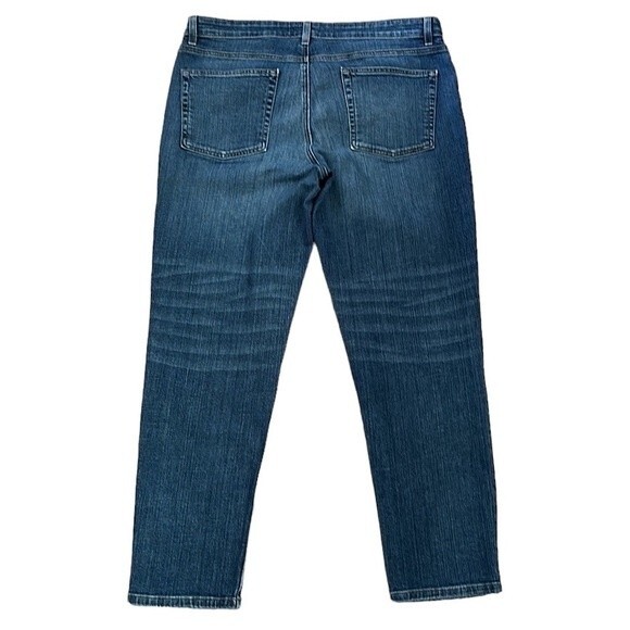 Eileen Fisher Light Wash Skinny Jeans Size 12 - Picture 2 of 9
